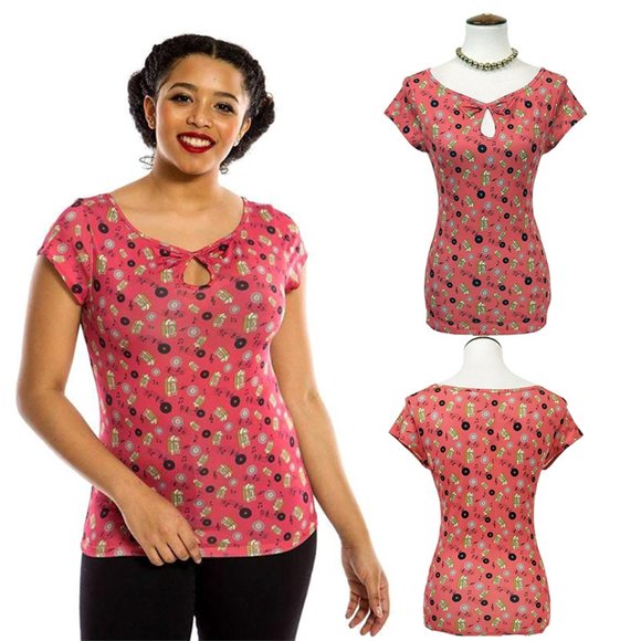 Lindy Bop Dido Jukebox Top - Picture 7 of 8